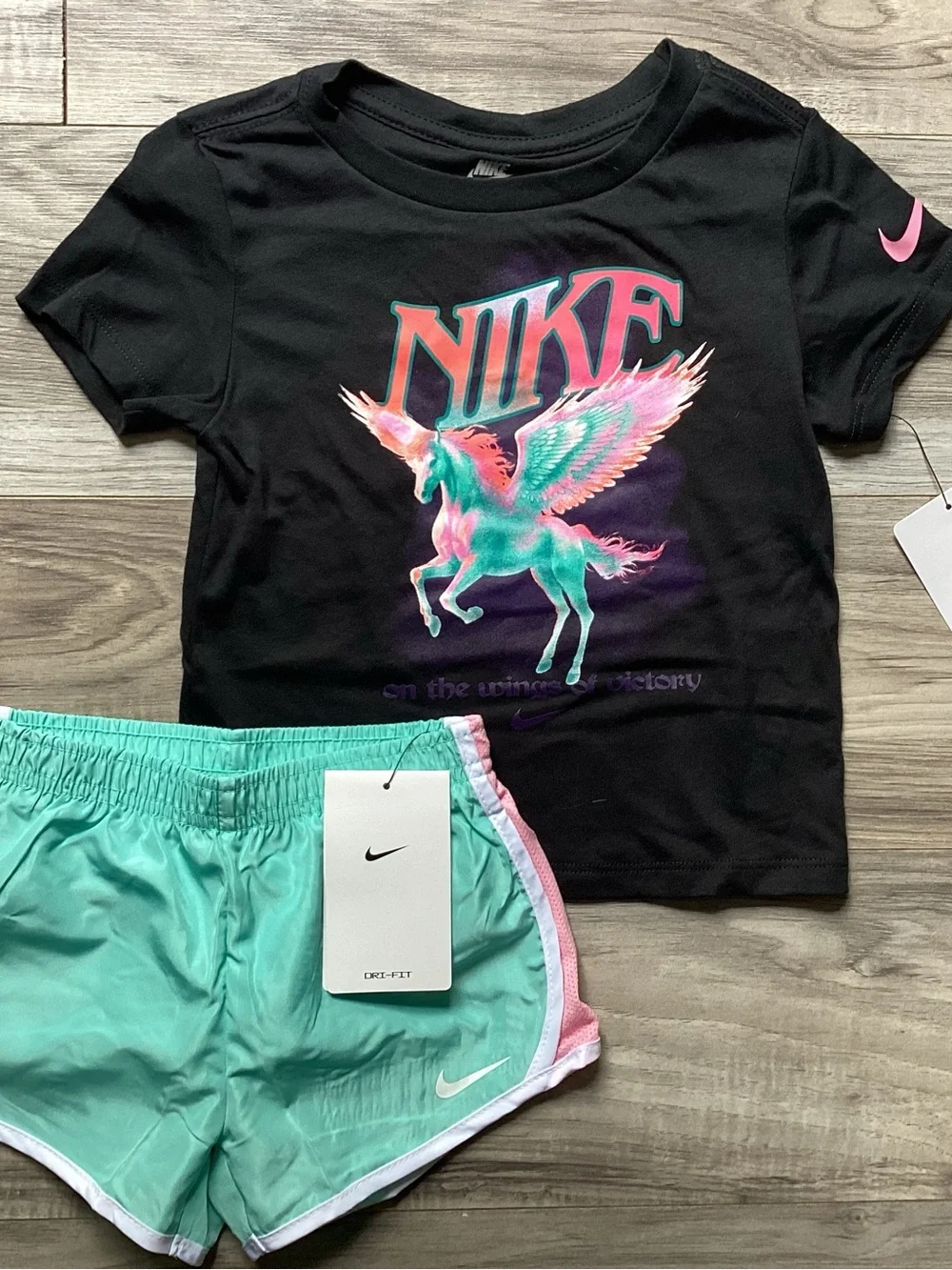 Nike Toddler Girls Shorts outfit size 4T(NWT) ~PRICE IS FIRM, NO OFFERS~ - Picture 2 of 6